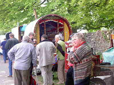 Curiosity over a Gypsy Caravan